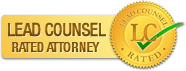 This Attorney is Lead Counsel Rated. Click here for more Information.